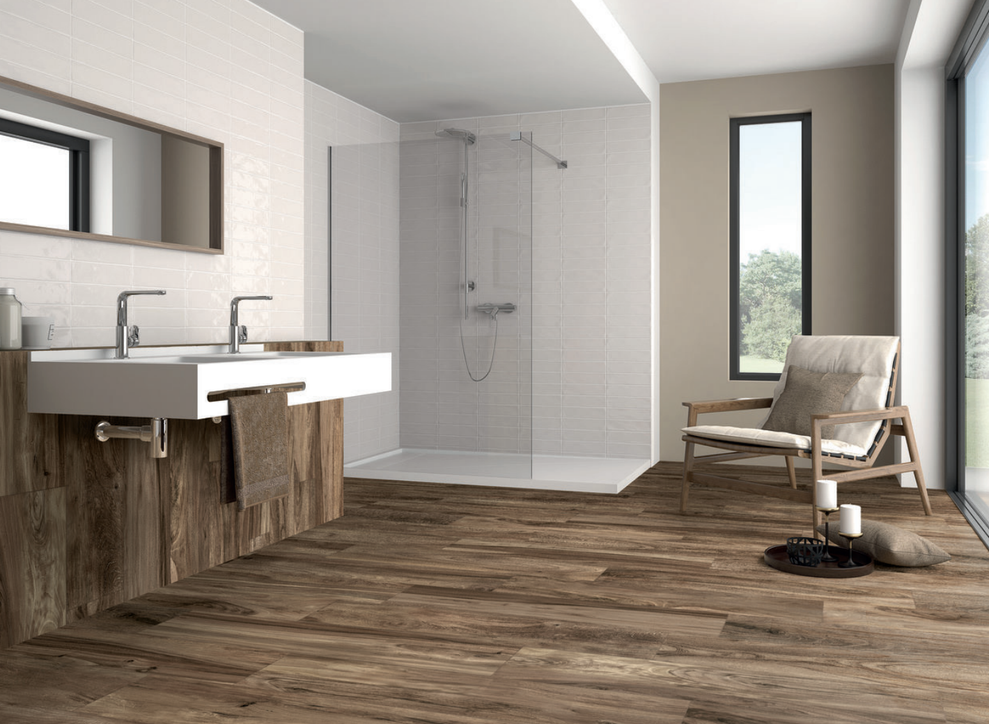 Timber-look range